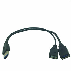 สายต่อขยาย USB3.0 แบบตัวผู้-ตัวผู้ และตัวผู้-ตัวเมีย หัวต่อแบบคู่ สำหรับจ่ายไฟ สายถ่ายโอนข้อมูลความเร็วสูง - Product Image 2