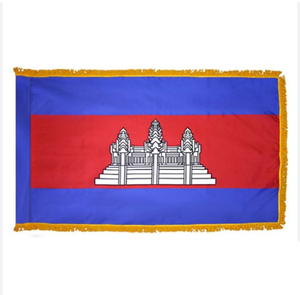 Drapeau national de la <span class=keywords><strong>Tanzanie</strong></span>, bannière de haute qualité 3x5 pieds, drapeau personnalisé 3x5', drapeau d'intérieur, best-seller avec franges ornementales dorées - Product Image 2