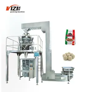 Dumplings Vis Bevroren Voedsel Verpakking Machine Kip Benen Gehaktbal Voedsel Verticale Vormen Vullen Verzegelen Verpakkingsmachine