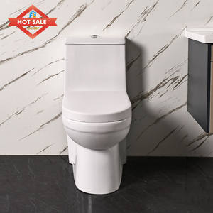 Usine En Gros Moderne Allongé 300mm S-Trap Une Pièce Salle <span class=keywords><strong>De</strong></span> Bains Sanitaire Au Sol En Céramique <span class=keywords><strong>WC</strong></span> <span class=keywords><strong>Cuvette</strong></span> <span class=keywords><strong>De</strong></span> Toilette - Product Image 2