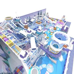 Grande aire de jeux intérieure pour enfants sur le thème de la glace et de la neige, équipement d'amusement personnalisé et populaire - Product Image 2