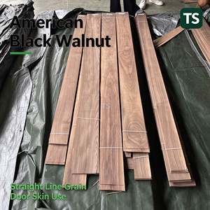 Placage de noyer américain à coupe fendue 1 mm, feuille de placage de bois foncé, taille personnalisée pour meubles, armoires et placards - Product Image 3