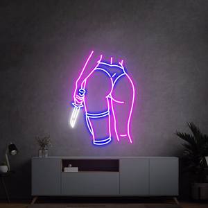 Горячая распродажа: Неоновые вывески на заказ с регулируемой яркостью, из акрила, с изображением женщины, для баров, клубов, отелей - Product Image 5