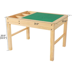 <span class=keywords><strong>Table</strong></span> en bois multifonctionnelle pour enfants avec organisateur <span class=keywords><strong>de</strong></span> rangement, <span class=keywords><strong>table</strong></span> d'activités en bois pour enfants - Product Image 3