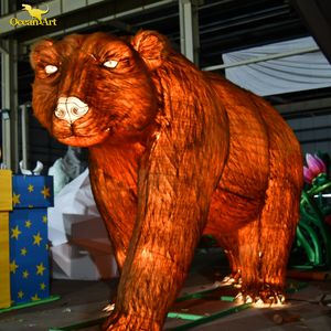 Handmade Colorful Animal Tiger Festival Lantern LED <b>Lights</b> for Diwali Thanksgiving Theme Display Waterproof Battery Operated - Product Image 4