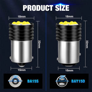 1157 BAY15D <span class=keywords><strong>LED</strong></span> P21/5W 1156 BA15S <span class=keywords><strong>P21W</strong></span> lampadine a <span class=keywords><strong>LED</strong></span> 9SMD 3030 R5W R10W luce di <span class=keywords><strong>retromarcia</strong></span> per auto lampada di coda del freno bianco Super luminoso - Product Image 6