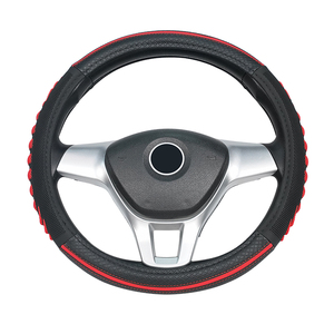 غطاء عجلة قيادة السيارة الفاخر رباعي الأذرع من ألياف الكربون المضاد للانزلاق - Product Image 3
