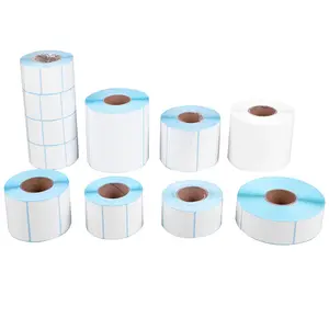 Wholesale Blank 4 X 6 Direct Thermal Barcode Shipping Printing Label A6 Thermal Waybill Paper Sticker Label Rolls