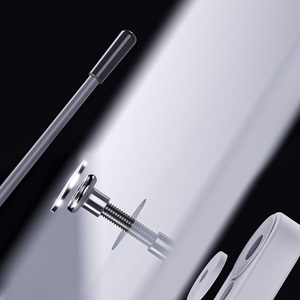 Boneruy אקריליק קריאת Stand מתכת בסיס יציב בית משרד אספקת מתכוונן מתקפל זול Bookend עבור ספרים שולחן - Product Image 5