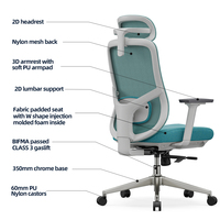 Foshan, nuevo diseño avanzado, silla de oficina ergonómica ejecutiva de malla giratoria con respaldo alto para silla de personal, muebles de oficina para el hogar