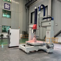 Routeur CNC pour bois YOUHAO 5 axes 1200x1200mm 380V avec système de contrôle OSAI italien, moteur de broche 11KW et pompe, machine à travailler le bois
