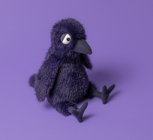 Peluche Corbeau Noir Créatif Ultra Doux en Coton PP, Jouet Animal Mignon pour Machines à Pinces, Hauteur 31-50cm, pour Enfants de 4-6 Ans, en Boîtes - Product Image 6