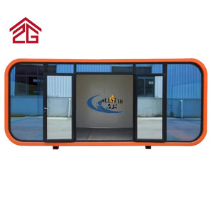 Apple Cabin Pod Container House Modern Outdoor Popular Casa prefabricada Casa <span class=keywords><strong>de</strong></span> trabajo móvil Oficina 10ft 20ft Allstar 3 años - Product Image 2