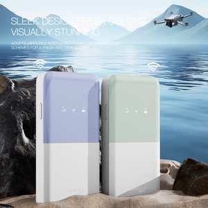 Point d'accès WiFi mobile 4G LTE ultra-fin, seulement 14 mm d'épaisseur, design léger de 60 g, WiFi6 300 Mbps, connexion de 10 appareils - Product Image 4