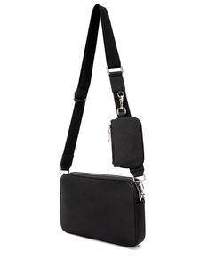 OEM Customize Brand <strong>Men</strong> Leather Messenger Bag Simple Luxury Shoulder Chest Bag <strong>for</strong> <strong>Men</strong> Designer Side Bag with Coin <strong>Pouch</strong> - Product Image 3