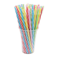 Smartops Pailles à boire en plastique réutilisables colorées à motifs pour la maison Bar Voyage Camping Graduation Parties pour Noël