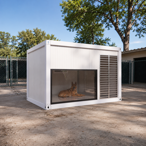 Vente en gros de chenil modulaire préfabriqué, maison d'hôtes pour animaux, conteneur extérieur, hôtel pour animaux, <span class=keywords><strong>abri</strong></span> portable isolé pour animaux - Product Image 2