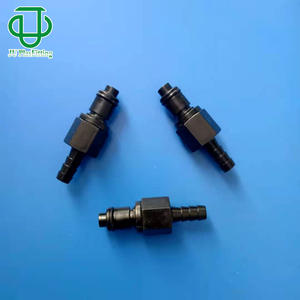 Conector Rápido de Plástico POM Negro Tipo L JUPlasFitting con Válvula de Retención de 6.0-10.0mm para Control de Fluidos - Product Image 2