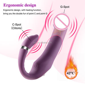 SacKnove Vibratore Dildo Riscaldante Doppio per Adulti, Stimolatore Anale e Vaginale, Punto G e Clitoride, Giocattolo Sessuale per Donne, Lesbiche e Coppie - Product Image 4