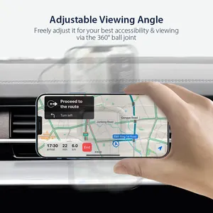 Universal handyhalterung auto 360 Grados de rotación ajustable soporte de ventilación de aire del coche celular soporte magnético para teléfono móvil para coche