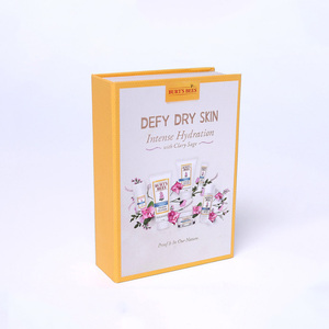 Caja de embalaje cosmético personalizada con forma de libro, caja de papel plegable de alta gama con tapa abatible, caja protectora para loción para la piel - Product Image 5