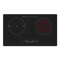 Competitive Price Double Built In Horizontal Ceramic Plate Hob 2 Burners Built-In Countertop Electric Induction Cooker