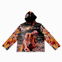 Personnaliser fabricant de motifs de sweat à capuche pour homme ou femme tapisserie jacquard tissé sweats à capuche manches longues motif étoile
