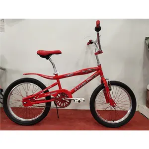 优质红蓝黑色BMX自行车20英寸自由式14岁儿童街头自行车