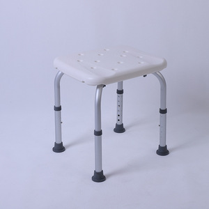 Chaoyang Bath <b>Stool</b> <b>Adjustable</b> <b>Height</b> White Plastic Seat Shower Chair For Elderly Disabled Pregnant Users - Product Image 2