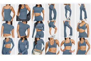 Soutien-gorge de sport à <span class=keywords><strong>dos</strong></span> ouvert pour la salle de sport, soutien-gorge de yoga rembourré, hauts de sport pour la salle de gym, soutien-gorge de sport <span class=keywords><strong>plongeant</strong></span> en V pour femmes - Product Image 4