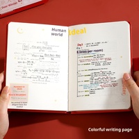 Carnet d'étudiant avec page de titre tridimensionnelle pour la saison des diplômes, ensemble cadeau créatif personnalisable avec emballage en boîte cadeau