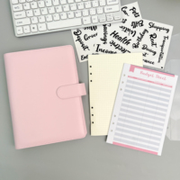Lots de classeurs budgétaires A5 en gros avec enveloppes de trésorerie, planificateurs de budget et feuilles de suivi des dépenses, autocollants d'étiquettes