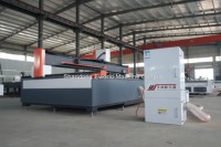 Machine de gravure et de sablage CNC à laser intelligent EWORLD 2500*1300mm avec moteur servo automatique, pour métal, 120W, perçage 0,05mm