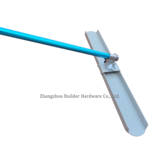 Frattazzo a doppio bordo con staffa, manico da 1-3/4" x 6', estremità arrotondate, 36/48/60 x 6 pollici, per calcestruzzo, costruzione in magnesio - Product Image 4