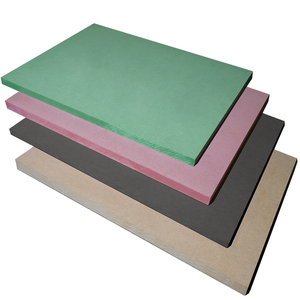 Bán Buôn Nguyên Liệu Đồng Bằng Màu Melamine Phim Ván <span class=keywords><strong>Mdf</strong></span> Giá Màu Be Trắng Màu Xanh Lá Cây Màu Đen Tự Nhiên Màu <span class=keywords><strong>MDF</strong></span> Gỗ Hội Đồng Quản Trị 25Mm 18Mm 9Mm - Product Image 4