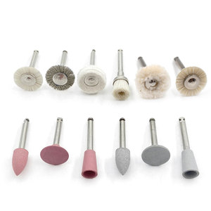 12 Cái/hộp Bộ Dụng Cụ Đánh Bóng Composite Nha Khoa Bánh Xe Cao Su Silicon Đĩa Mài Máy Đánh Bóng <span class=keywords><strong>RA</strong></span> <span class=keywords><strong>Bur</strong></span> Cho Tốc Độ Thấp Nha Khoa Phòng Dụng Cụ - Product Image 2