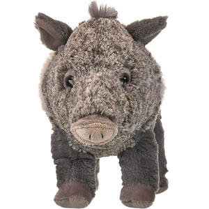 1779 niños juegan Faux Furry <span class=keywords><strong>peluche</strong></span> Animal relleno al por mayor ODM OEM CPC juguete jabalí gris Pelo Largo suave jabalí Animal relleno - Product Image 2