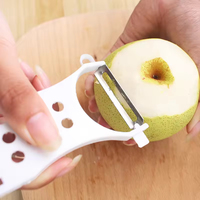 Multifunctionele handmatige roestvrijstalen fruit- en aardappelschiller, julienne-snijder, makkelijk schoon te maken, keukengereedschap