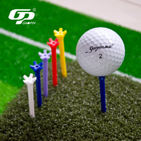 Accessoires de golf en gros, produits en plastique, tee de golf de couleur personnalisée, tee de golf de haute qualité, durable et unique
