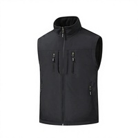 Veste Softshell Unisexe Décontractée Respirante Imperméable Coupe-Vent à Fermeture Éclair pour Sports d'Hiver, Camping, Randonnée, Travail, Service OEM