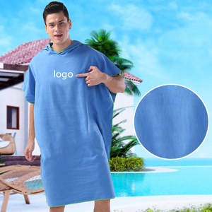 <span class=keywords><strong>Poncho</strong></span> à capuche personnalisé serviettes de plage vierge adulte changement Robe à capuche serviette de plage <span class=keywords><strong>Poncho</strong></span> de <span class=keywords><strong>surf</strong></span> - Product Image 1