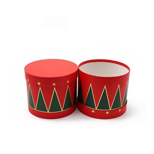 Biodegradable Custom Logo Printing Snack <b>Gift</b> <b>Round</b> Paper Packaging <b>Box</b> for Holiday Christmas Candy Chocolate Packaging Tube - Product Image 6