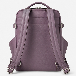 Genuine Leather Women <b>Backpack</b> 15.6 Inch Laptop <b>Backpack</b> Large Capacity Business Travel Daypack Multi Pocket Ladies <b>Backpack</b> - Product Image 6