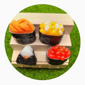Œufs <span class=keywords><strong>de</strong></span> poisson artificiels pour sushi, modèle en PVC, nourriture japonaise, vitrine, accessoires <span class=keywords><strong>de</strong></span> photographie, décoration, ornement en résine réaliste - Product Image 3