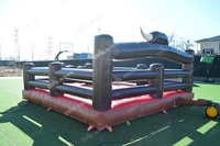 Commercial gonflable PVC mécanique rodéo taureau équitation Machine jeux pour adultes Obstacle jouet taureau mécanique à vendre