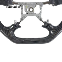 Volante de Fibra de Carbono para Ford Mustang con Elegante Franja Superior de Carreras, Compatible con Mustang F150 1994-2003 2004, Personalizable