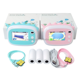 Pegatinas fotográficas divertidas para niños, impresora instantánea con cámara de impresión instantánea, unicornio, dinosaurio, 1080P - Product Image 5