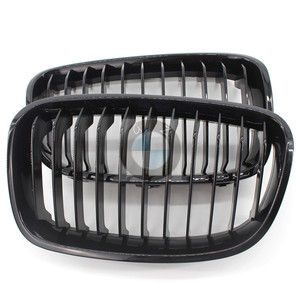 Rejilla delantera para BMW, color negro brillante, plástico ABS, para la serie 1 F20 2011-2014, pieza de actualización A-F20-LK-L - Product Image 2