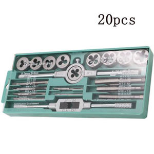 专业手动工具模具固定丝锥螺纹塞合金钢1/16-1/2英寸20pcs丝锥公制组合丝锥钻头 - Product Image 2