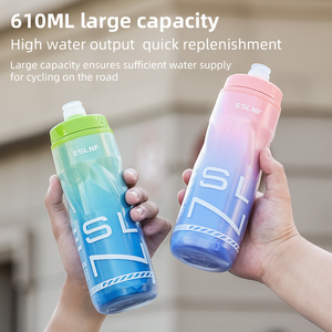 ESLNF 610ML 大容量双层保温水瓶 便携式骑行水瓶 适用于山地车公路自行车户外运动 - Product Image 6